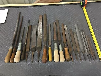 Qty 20 Vintage Machinist Files Tool USA Made - Huge Lot Of 20 Group #9 • $9.99