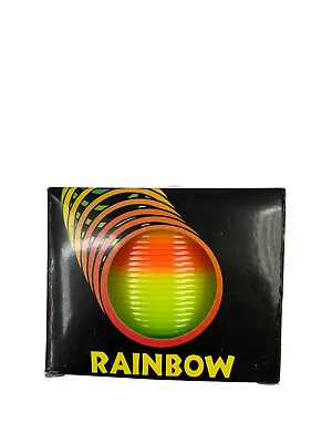 2 X Rainbow Spring Coil Fun Kids Toy Magic Stretchy Bouncing • £8.75