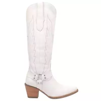 $199.95 • Buy Dingo 01-DI926-WH Womens Heavens To Betsy Snip Toe    Boots   Knee High Mid Heel