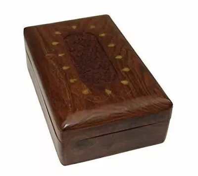 OM SHRI OM Handmade Decorative Jewelry Box Trinket Organizer Table From India • $19.99