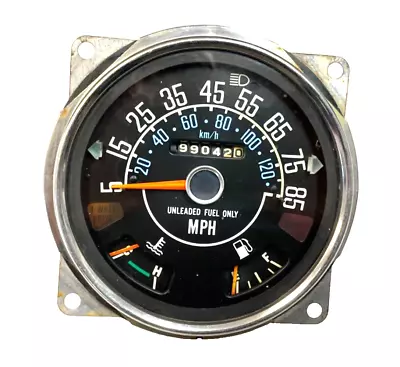 Jeep CJ Speedometer CJ5 CJ7 CJ8 Fuel Temperature Gauge 85 Mph Read Ad FREE SHIP • $85