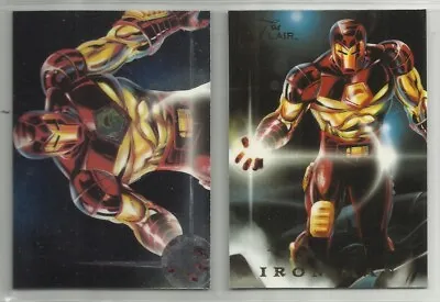 Marvel Fleer Flair '94 POWER BLAST  Foil Chase Card  #3 Of 18 IRON MAN • $4.99