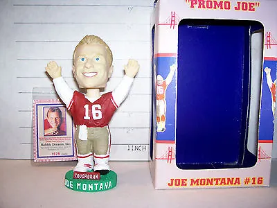 $89.99 • Buy 2002 Bobble Dreams Joe Montana Bobblehead S.f. 49ers Red Jersey # 1628 Of 3000 