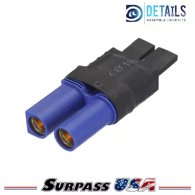 EC5 Female To TRX (Traxxas) Male Adapter For RC Lipo Batteries (1pc) • $3.59