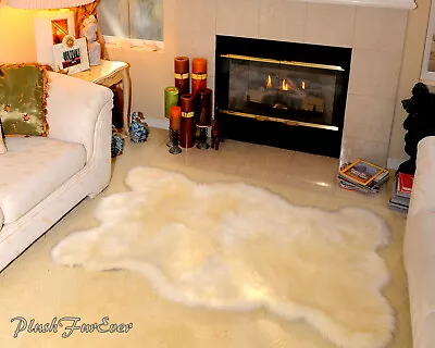 $79 • Buy White Bear Faux Rug 3' X 5'