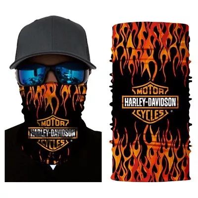 Outdoor Cycling Sports Face Cover Tube Scarf MASK  Bandana Harley Davidson • $10.90