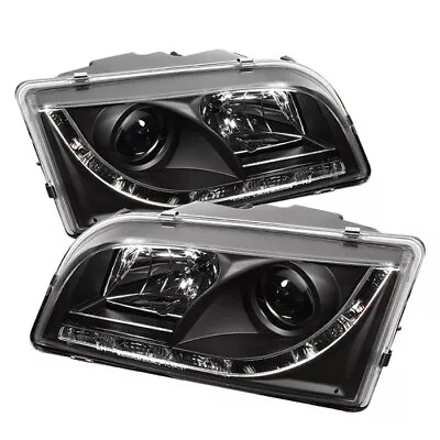 Volvo 00-03 S40 / V40 Black DRL LED Projector Headlights Lamp Set Sedan / Wagon • $289.98