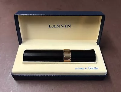 Vintage Lanvin Design By Cartier My Sin Perfume Purse Size Empty Bottle W/Box • $29