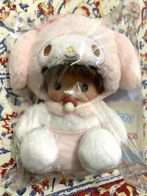 Sanrio My Melody X Bebichhichi Push Doll Monchhichi Kawaii SUPER RARE • $115