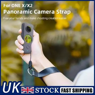 Panoramic Action Video Camera Neck Strap Wrist Lanyard For Insta360 One X/X2 • £6.36