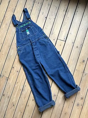 Liberty Dungarees Overalls Vintage USA Workwear Denim 14 16 XL • £30