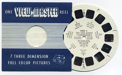 The 1955 GHENT Flowershow Belgium View-Master Single Reel 1955-A • $3.50