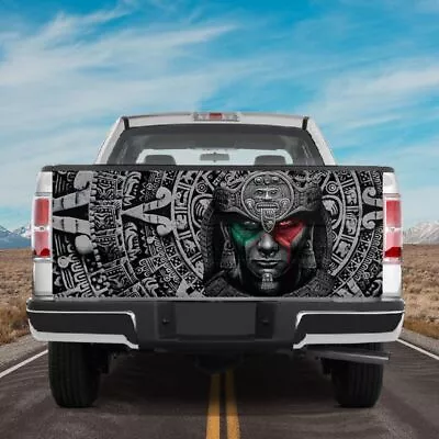 Maya Warrior Truck Tailgate Wrap Maya Culture Pattern Aztec  Sticker Vinyls • $49.99