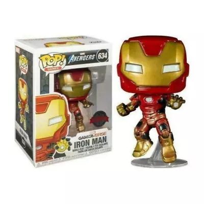 Funko POP 634 Marvel Avengers Gamerverse Iron Man Special Edition Action Figure • £17.99