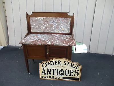 64409 English Marble Top Washstand Chest Dresser • $545