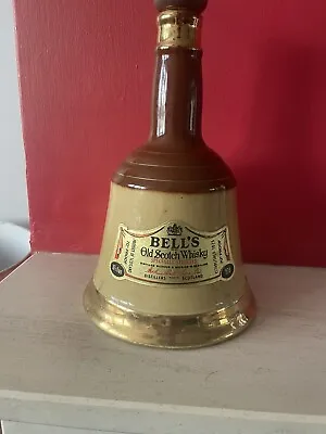 Vintage Wade Pottery 'Bells Old Scotch Whisky' Ceramic Bell Shape Decanter • £13.29