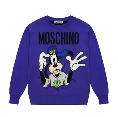 H&M Moschino Designers Collaboration Disney Mickey Sweater XS Size New 2403M* • $138