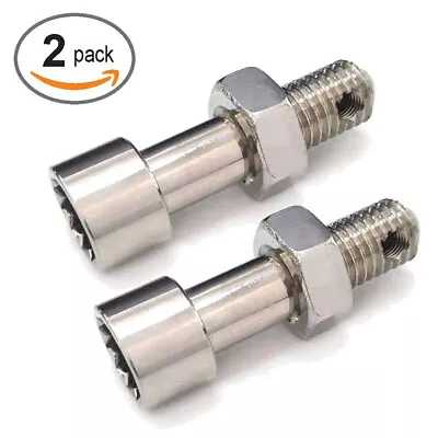 2Pcs Hidden Screw Mini Metal Filter Tobacco Smoking Pipe Pocket Herb Pipe USA • $14.95