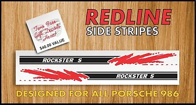 Side Stripe Decal Kit For Porsche Boxster Cayman 944 & Most Older 911s • $59.95