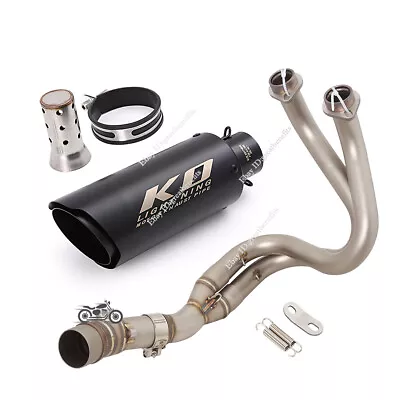 For Kawasaki Z650 Ninja 650 Versys 650 2017-2023 Full Exhaust System Front Pipe • $240.30