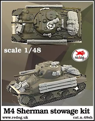 1/48 M4  Sherman Tank Stowage Kit  /Accessories  48sh1 • £7.99