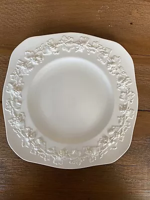 £16.71 • Buy Vtg Wedgwood Embossed White Plate Queens Ware