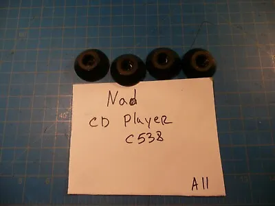 Nad C 538 CD Player Replacement Parts Full Set Front & Rear Legs Foot Feet • $10