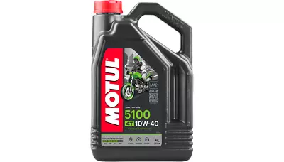 MOTUL 5100 4T Synthetic Blend Oil - 10W-40 - 4L 4 LITERS | 3601-0060 104068 • $48.65