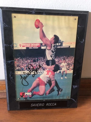 $20 • Buy Saverio Rocca Signed Plaque - Good Condition 