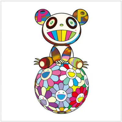 Takashi Murakami A Top A Ball Of Flowers A Panda Cub Sits Properly Kaikai Kiki  • $4799