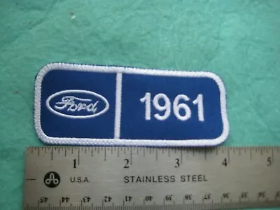 Ford 1961 Dealer Service Parts Uniform Hat Patch   • $9.99