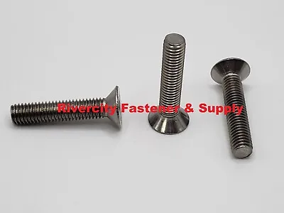 (10) M8-1.25x40 Flat Head Allen Socket Screws Stainless M8x1.25x40 M8x40 Bolts • $17.88