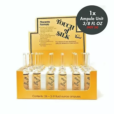 £4.49 • Buy Touch Of Silk - Restore Placenta Formula Vitamin E Hair Treatment (1x 3/8 FL OZ)