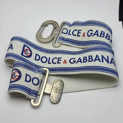 Dolce & Gabbana Belt D&G Luxury Women's Elastic Belt Made In Italy • £47.51