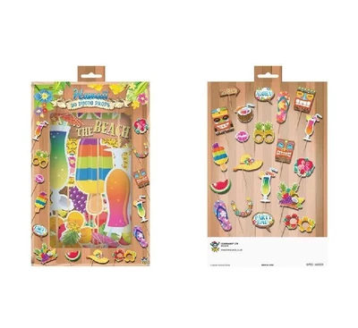 £5.79 • Buy 20 Hawaiian Photo Prop Set - Photobooth Birthday Party Luau Decorations Selfie