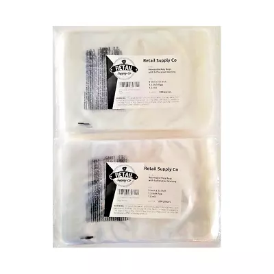 Resealable Poly Bags 9x12 Self Sealing Envelopes Shipping Mailers 200each 2 Pack • $19