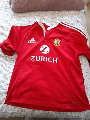 £10 • Buy British & Irish Lions 2005 New Zealand Tour Zurich Adidas Rugby Shirt Size L