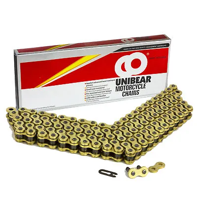 520 Gold Heavy Duty Motorcycle Chain 110 Links With 1 Connecting Link • $32.99