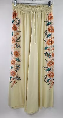 O'Neill Wide Leg Pants Size M Color Cream • $19.90