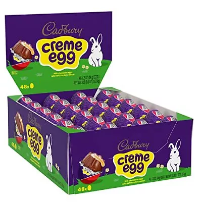 	CADBURY CREME EGG Milk Chocolate Candy Easter 1.2 Oz Eggs 48 Count	 • $45.45