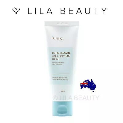 IUNIK Beta Glucan Daily Moisture Cream 60ml Face Moisturizer Brightening Firming • $24.50