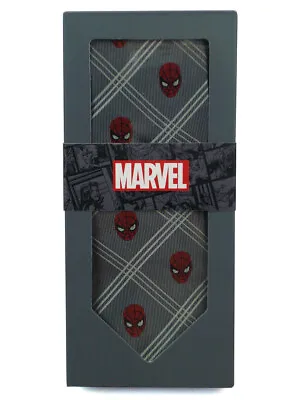 Spider-Man Men's Tie 100% Silk Marvel Comics Disney Brand New In Box • $49.95