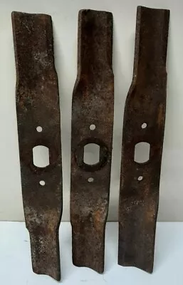 Vintage Massey Ferguson Set Of 3 Lawn Tractor Mower Deck Blades Each 14 3/8 In.  • $39.95