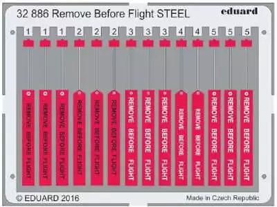 1/32 Aircraft- Remove Before Flight Steel (Painted) • $14.01