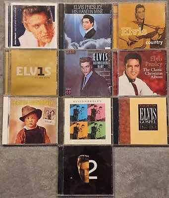 10 Elvis Presley CD Collection - RCA Records - EXCELLENT! FREE Shipping! • $24.95