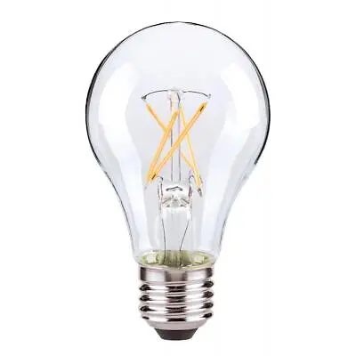 7W =60W Dimmable 800 Lumen A19 LED Filament 27K Warm White Clear E26 Base Bulb • $8.99