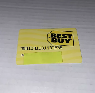 Vintage Best Buy Yellow Credit Card  Household Bank EXPIRED Prop • $13.94