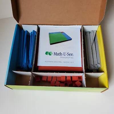 Math U See Manipulatives Algebra Decimal Insert Kit Blocks Homeschool Complete  • $29.95