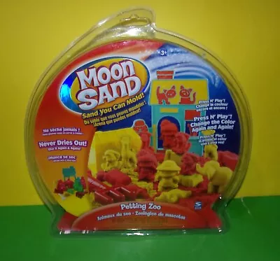 Sealed New 2007 Spin Master Moon Sand Petting Zoo Mold Kit Press N Play • $33.13