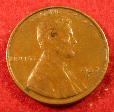 1969 S Lincoln Memorial Cent - Circulated - G Good To VF Very Fine - 95% Copper • $1.68